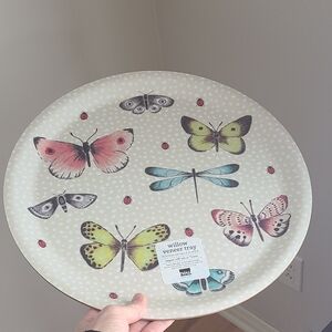 Fly Away Willow Wood Tray